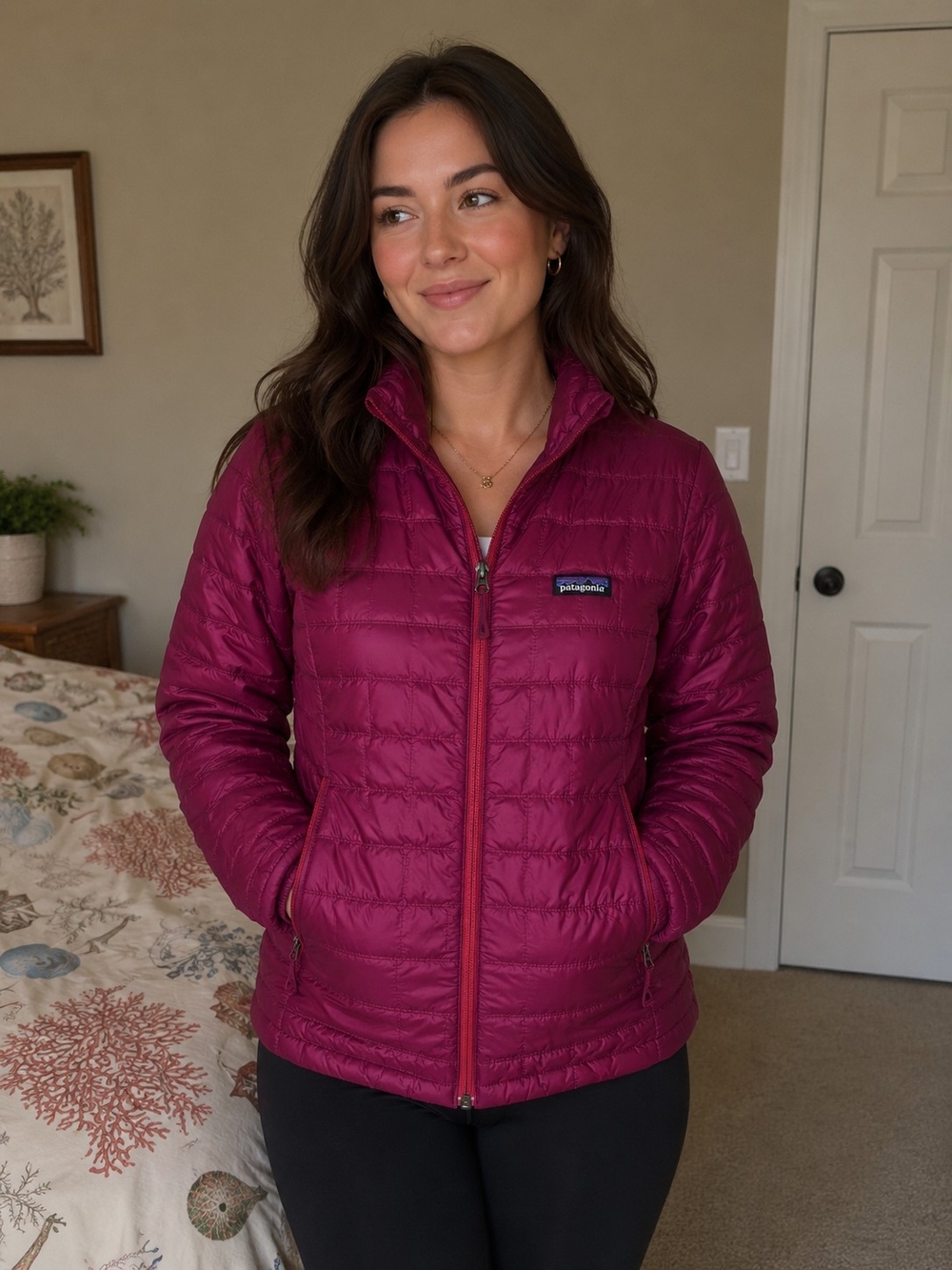 Patagonia Women's Puffer Jacket - Deep Berry XS